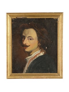 Antique Oil Portrait