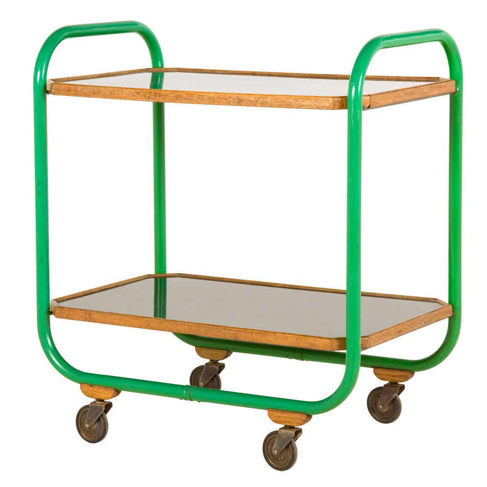 Vintage Enamel Trolley