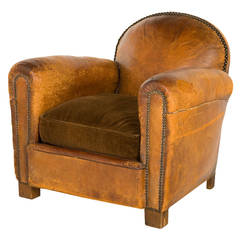 Vintage Leather Club Chair