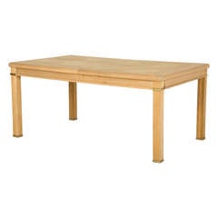 Vintage Stripped Wood Dining Table