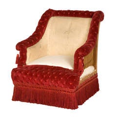Antique Unupholstered Armchair