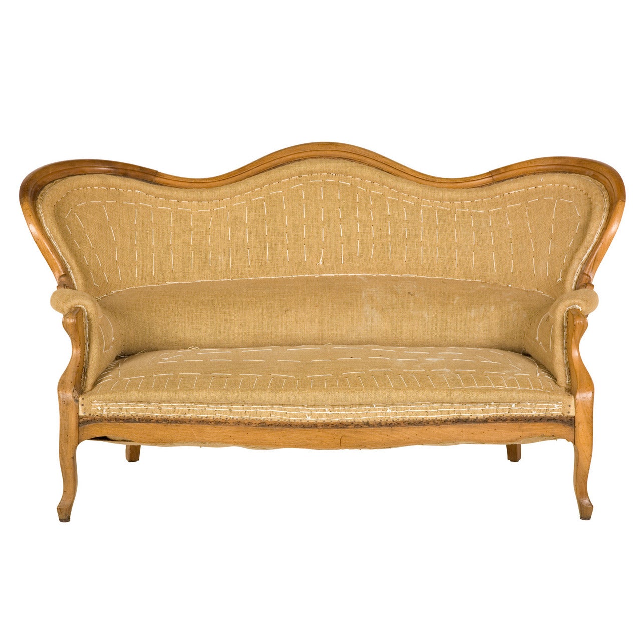 Antique Unupholstered Sofa