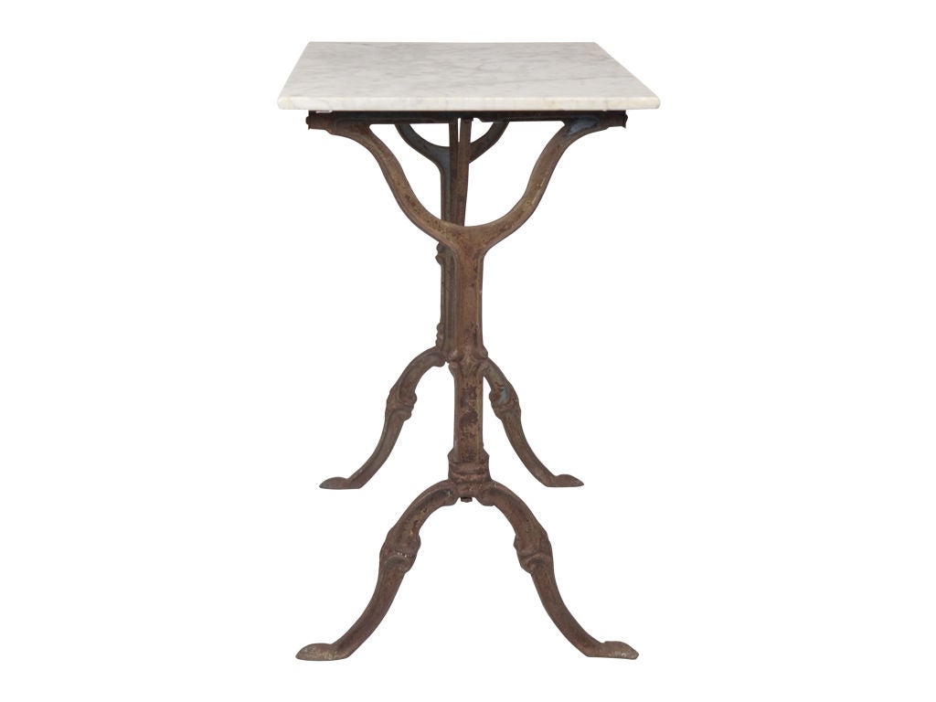 Antique Bistro Table at 1stdibs