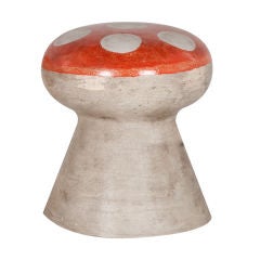 Vintage Stone Mushroom Stool