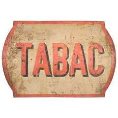 Vintage Tabac Sign