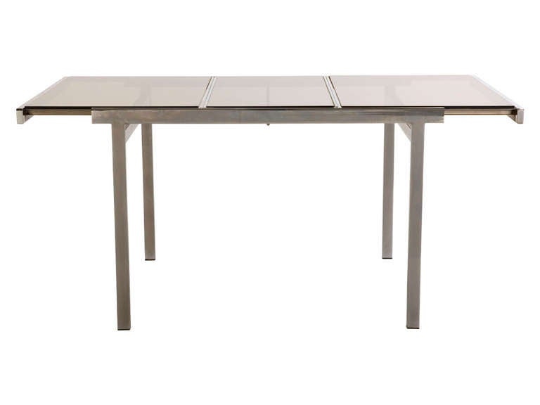 American Vintage Chrome Dining Table