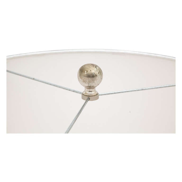 American Vintage Chrome Table Lamp