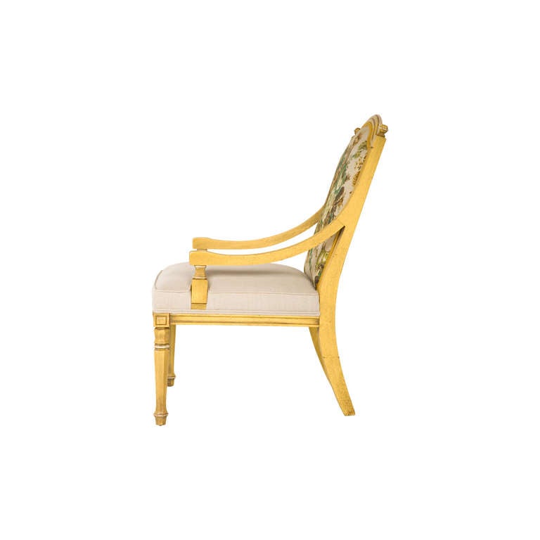 American Vintage Yellow Armchair