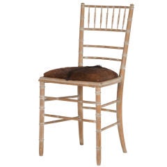 Vintage Faux Bamboo Chair