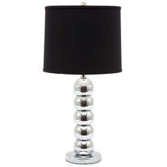 Vintage Chrome Table Lamp