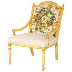 Vintage Yellow Armchair