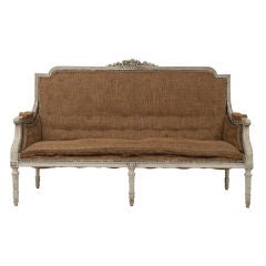 Antique Unupholstered Settee
