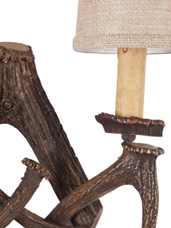 Vintage Horn Sconce