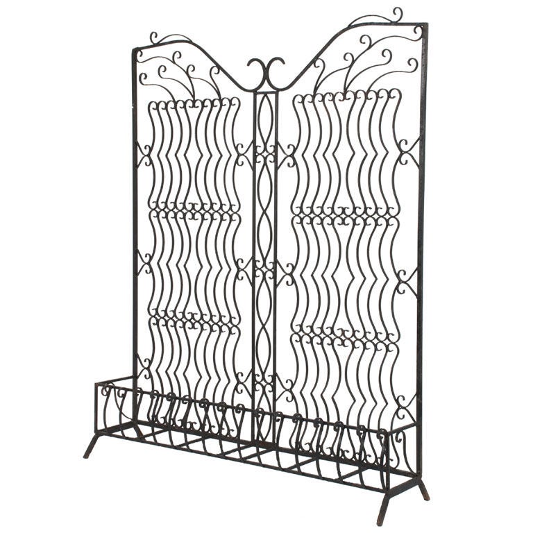 Vintage Iron Trellis at 1stDibs antique wrought iron trellis