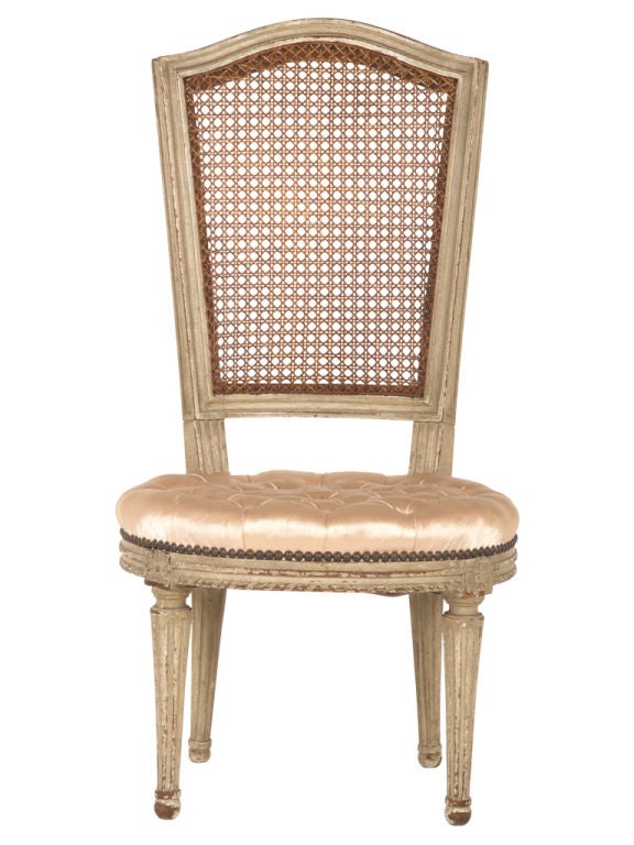 French Antique Low Louis XVI Chair