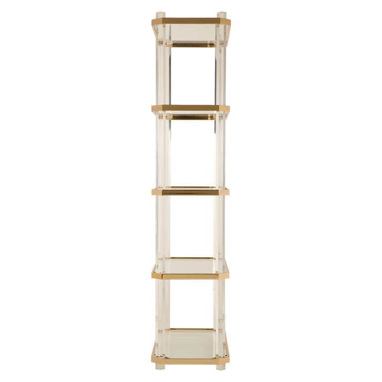 brass etagere vintage