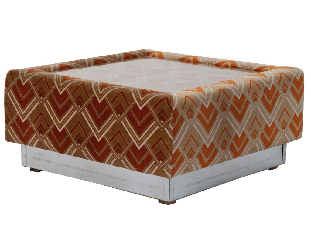 Vintage Upholstered Coffee Table At 1stdibs Vintage Upholstered Coffee Table 3 - Vintage Upholstered Coffee Table At 1stdibs