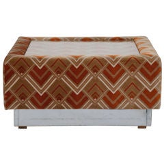 Vintage Upholstered Coffee Table