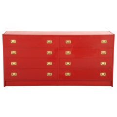 Vintage Red Dresser