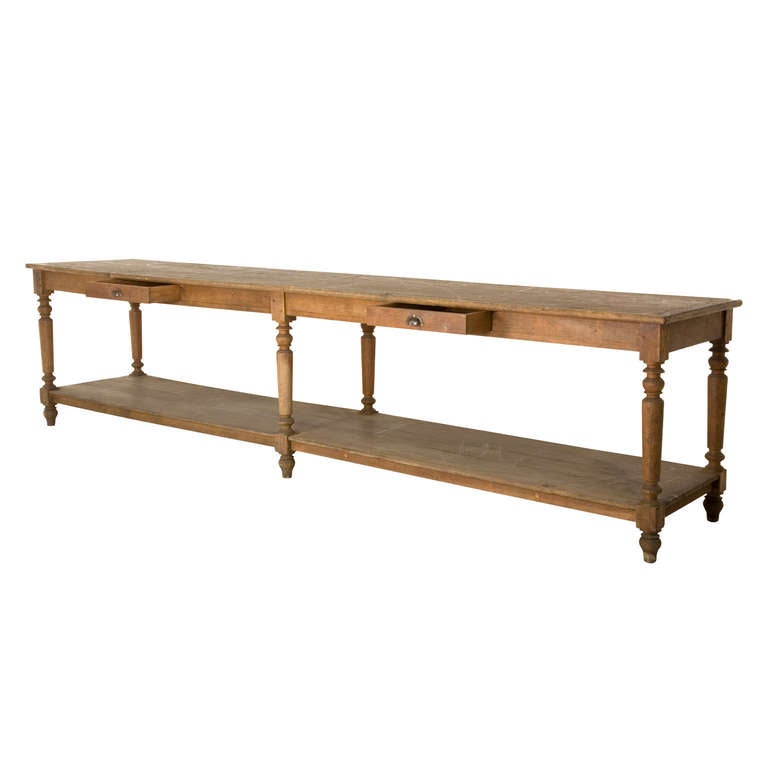 antique drapers table