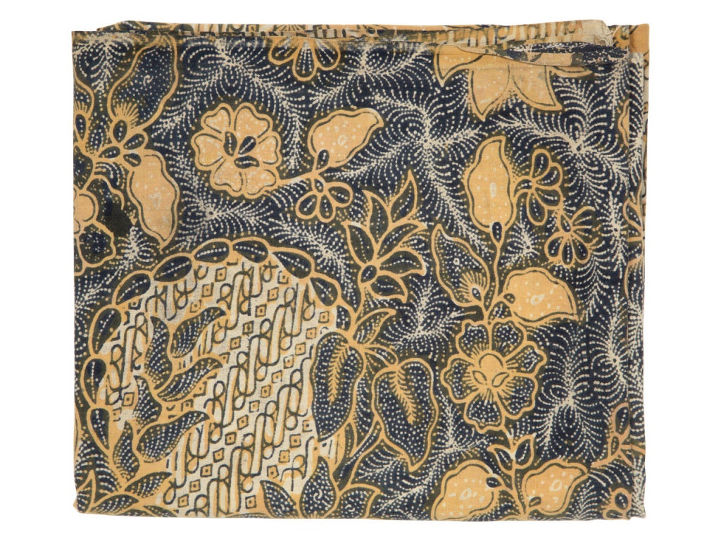 Vintage Batik Cloth at 1stdibs