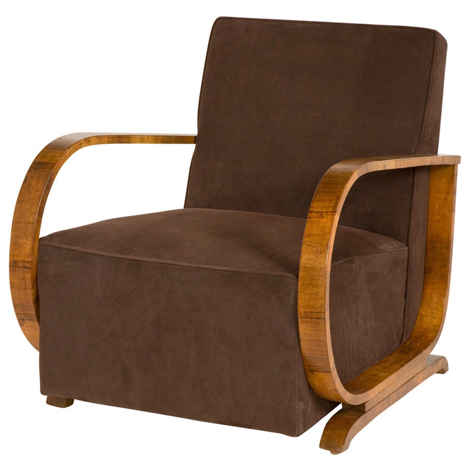Vintage Art Deco Armchair at 1stDibs