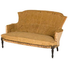 Antique Unupholstered Settee
