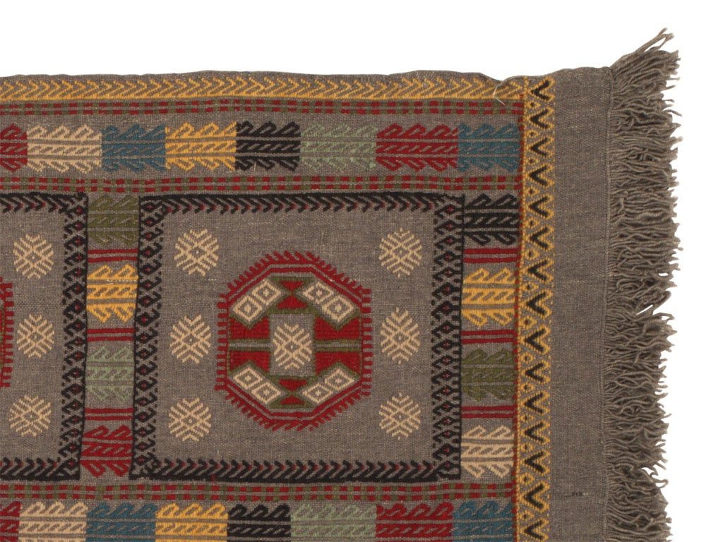 Jijim or Jajim is a kind of two-sided carpet. Tribal weavings. Originally used as a coverlet to protect from the cold.

 