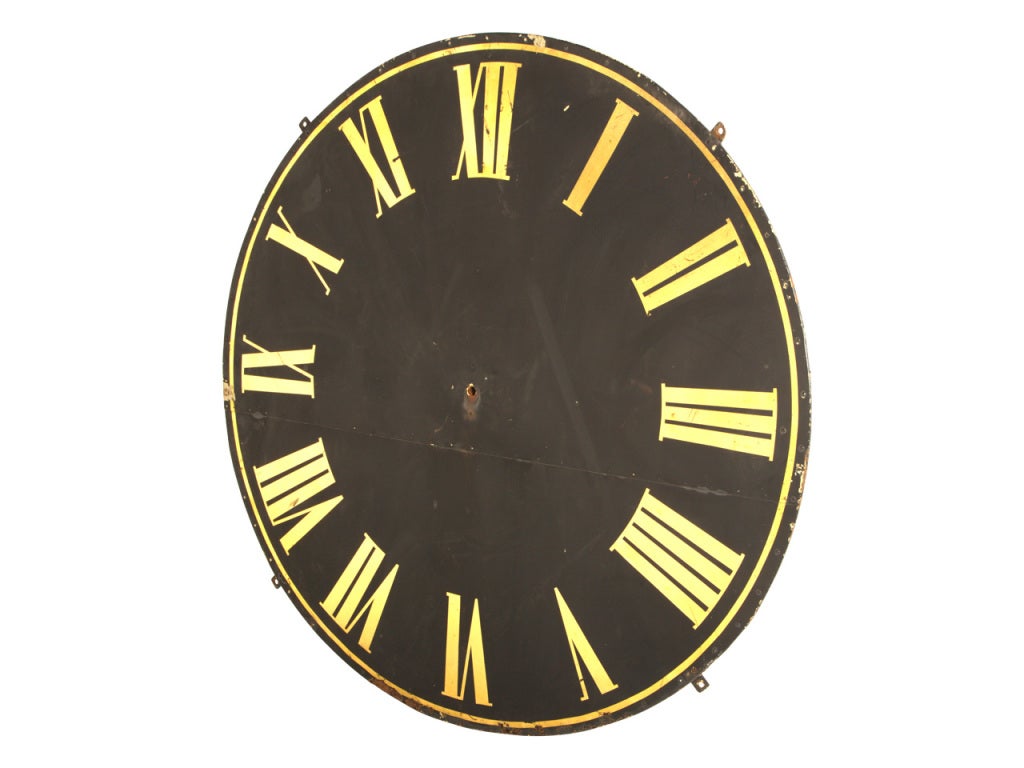 Antique Clock Face at 1stdibs