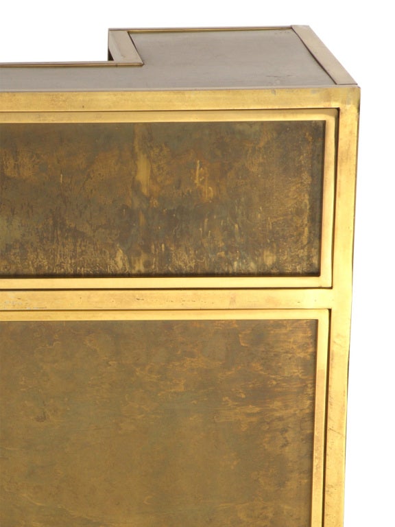 Vintage Brass Bar at 1stdibs