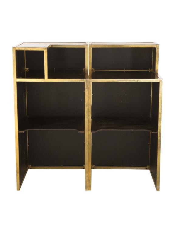 Vintage Brass Bar at 1stdibs