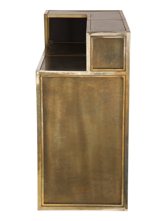 Vintage Brass Bar at 1stdibs