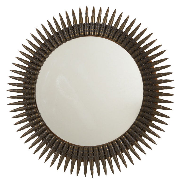 Vintage Bullet Mirror at 1stdibs