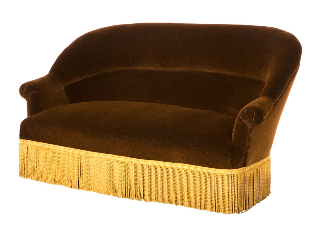 French Antique Napoleon III Sofa
