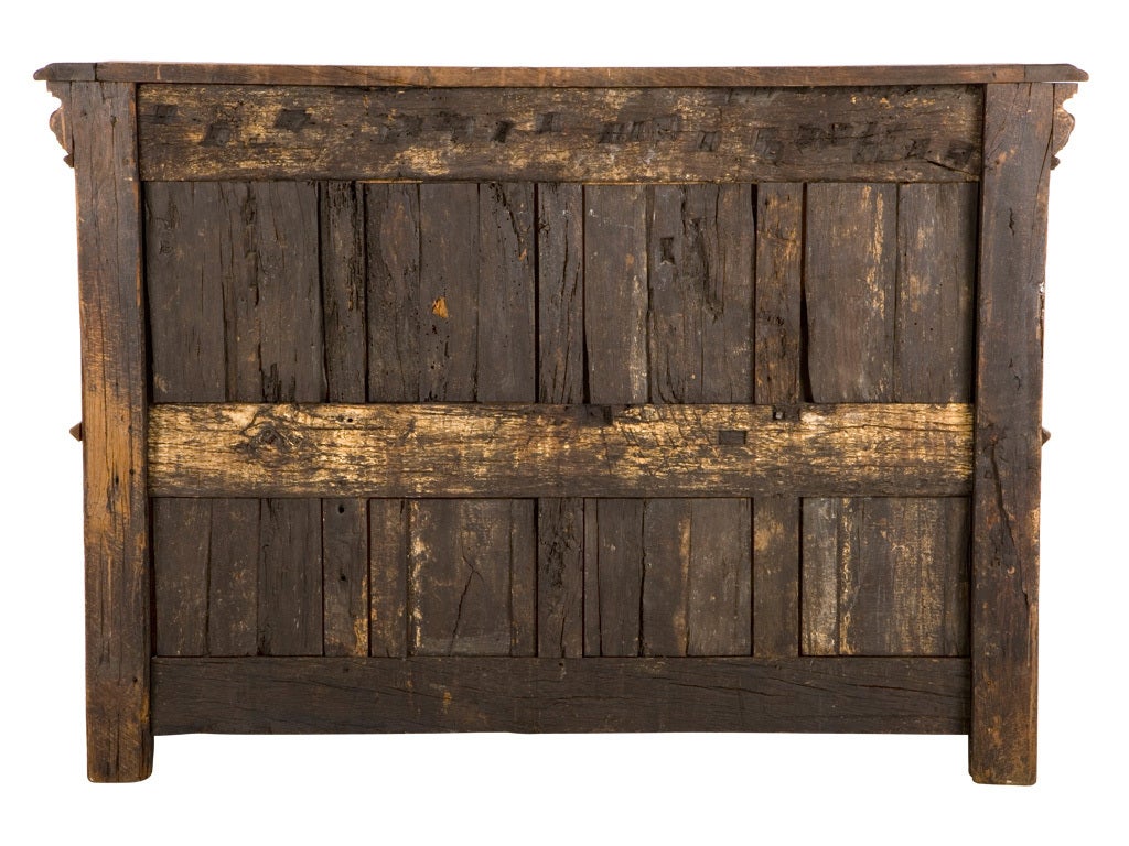 19th Century Antique Carved Sideboard
