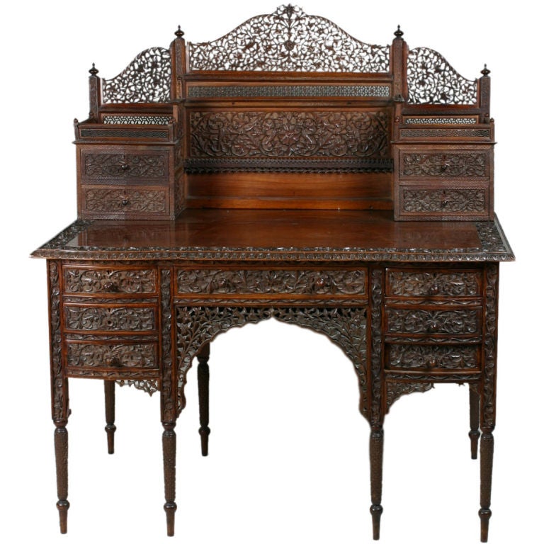 Anglo Indian Writing desk For Sale