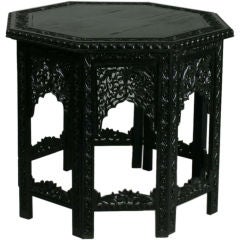 Ebony Anglo Indian table