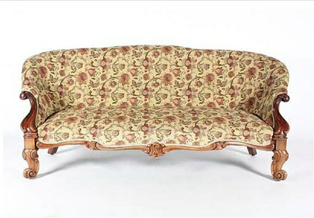 Rosewood Upholstered Sofa