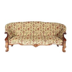 Rosewood Upholstered Sofa