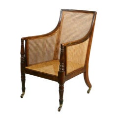 Antique Regency Bergere Chair