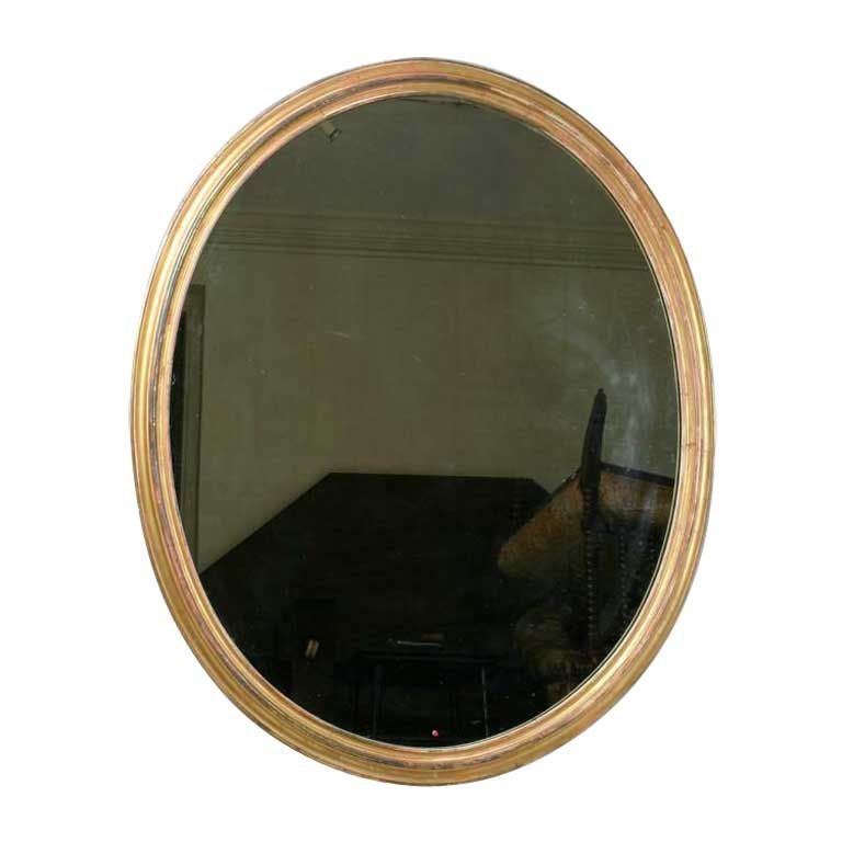 Oval mirror For Sale