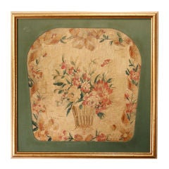 18th Century Venetian Tapestry Chair Back