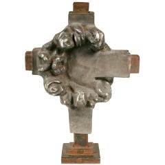 Jan Barboglio Hand-Forged Iron Rose Cross
