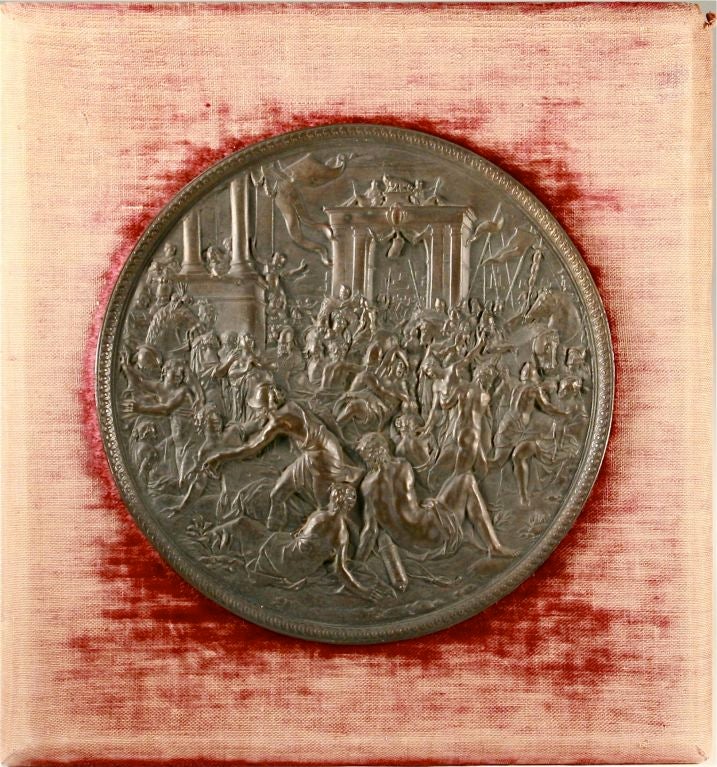 "Abduction of the Sabine Women" Copper Disc