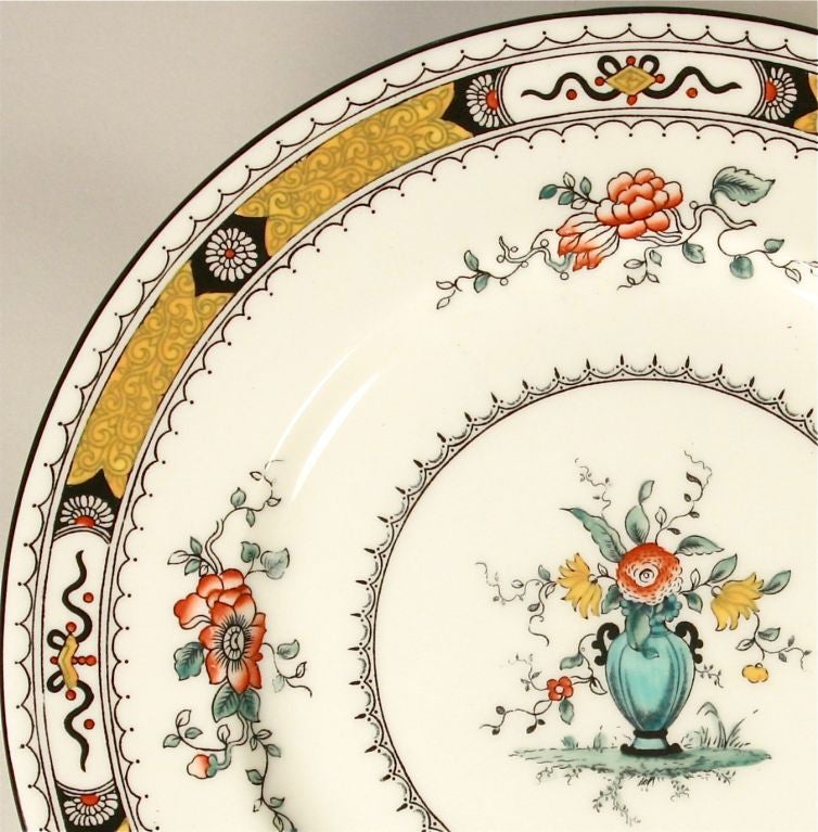 English Set of 10 Coalport 