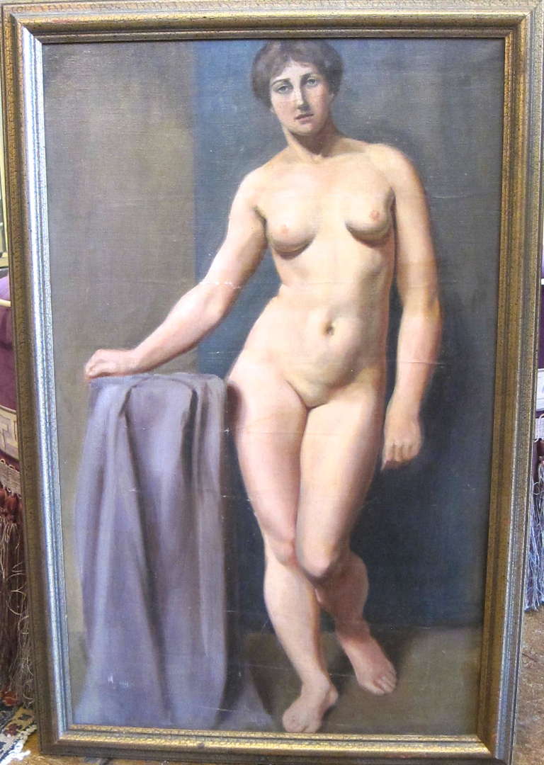 Late19th Century Early 20th Century Nude with simple frame
29