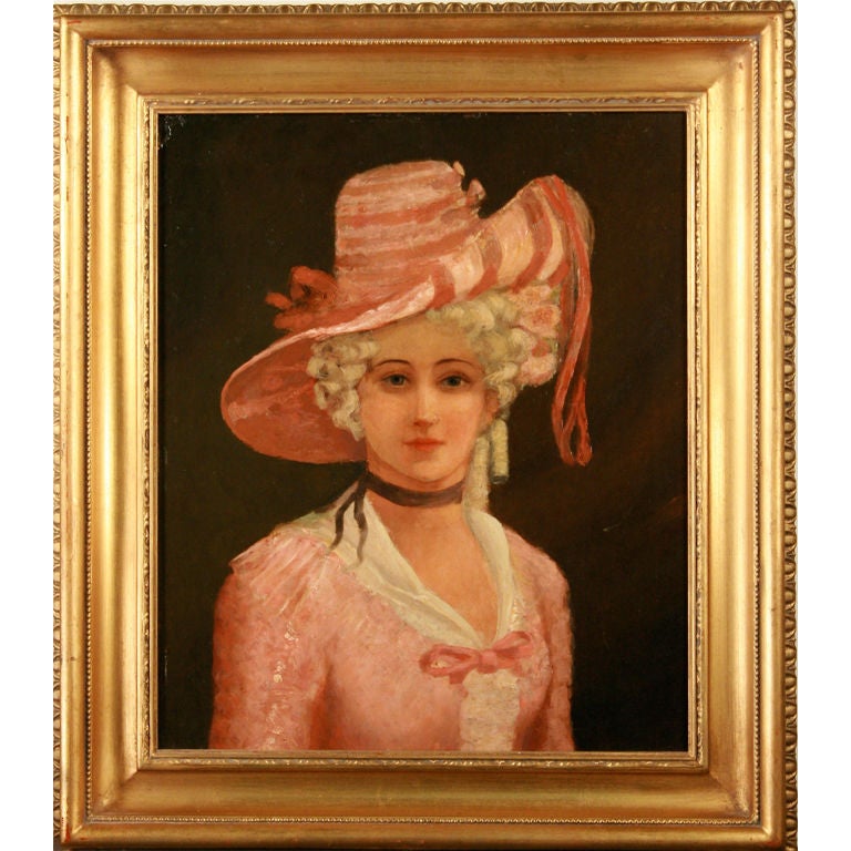 Lady in Pink, painting/picture