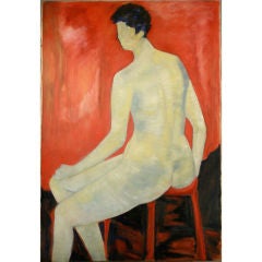 Female Nude - Carmine Sena oil painting