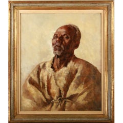 Painting/Portrait of a Man by E. B. Rand