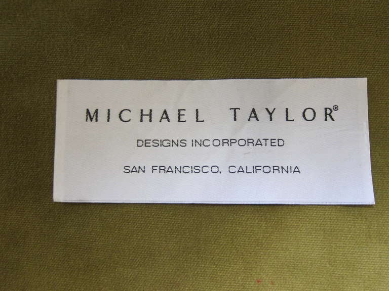 Michael Taylor French Bergere-Pair of Green Velvet Chairs 3